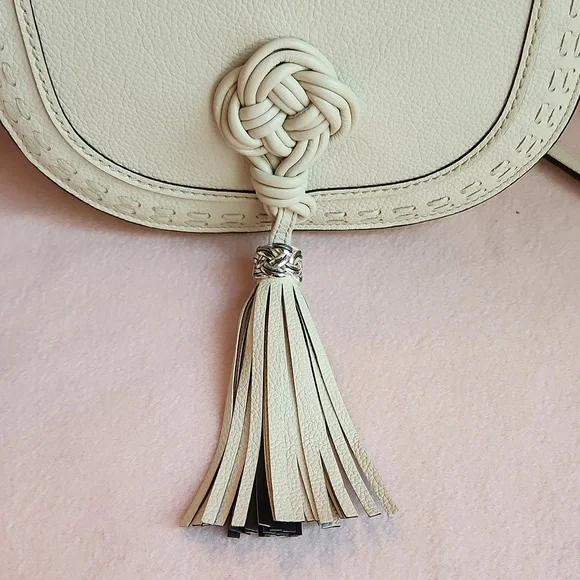 Brighton Trina White Leather Bag - Picture 3 of 12